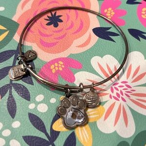 Alex and Ani paw print bracelet